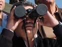 Amir Peretz - blocked binoculars