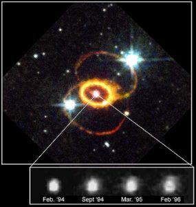 SN1987a in a Jan. 1997 picture by NASA