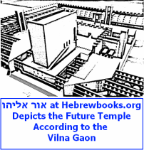 Yechezkel's Vision of the Temple According to the Gaon